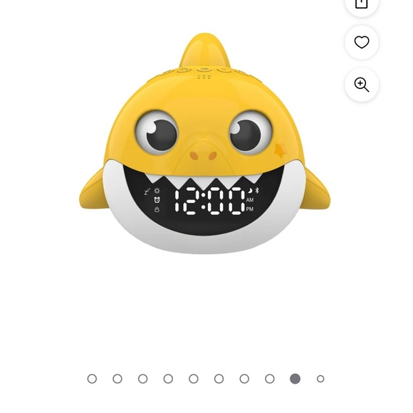 Baby Shark glow in the dark alarm clock. - Picture 2 of 4